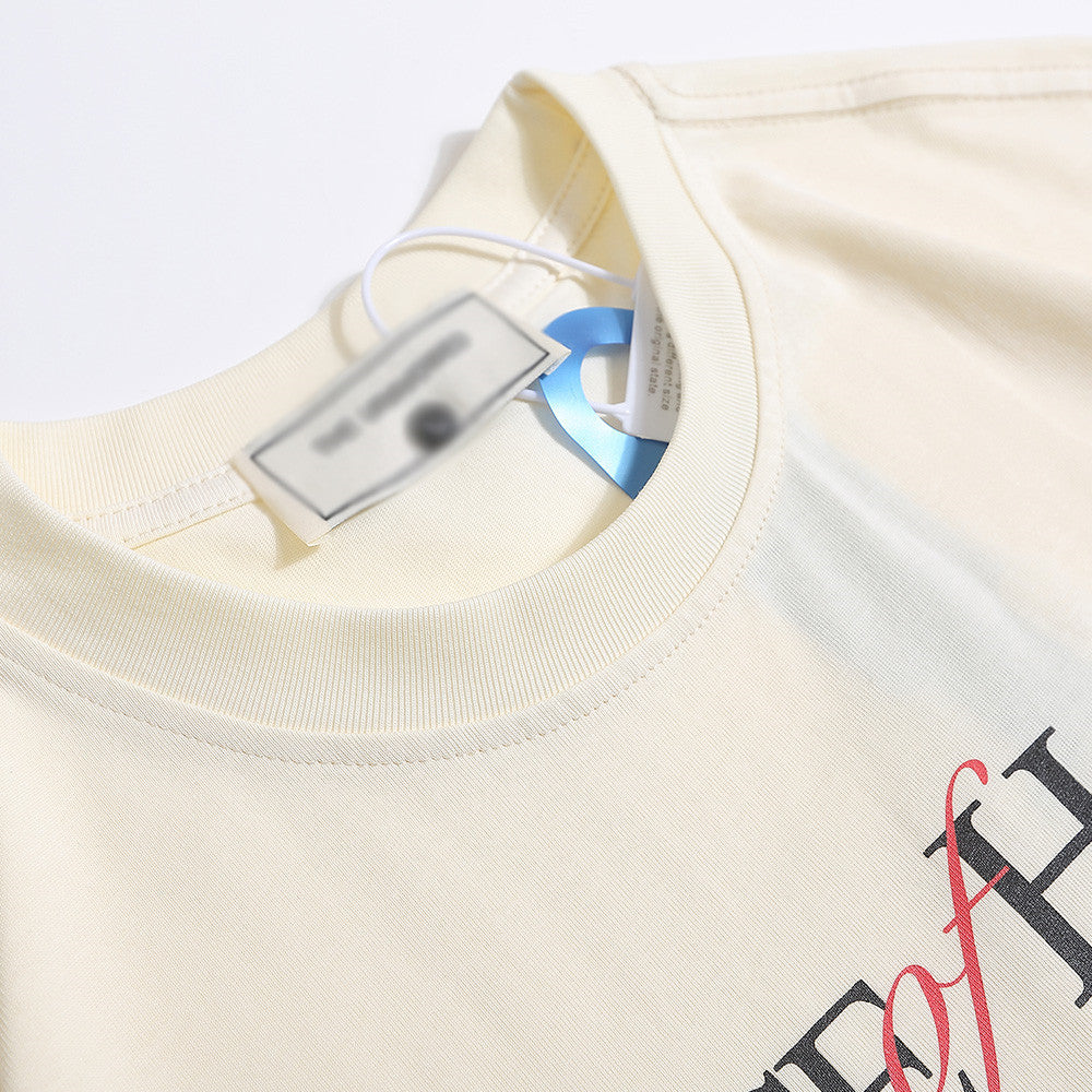 Horse Riding Printed Short Sleeve Casual Men