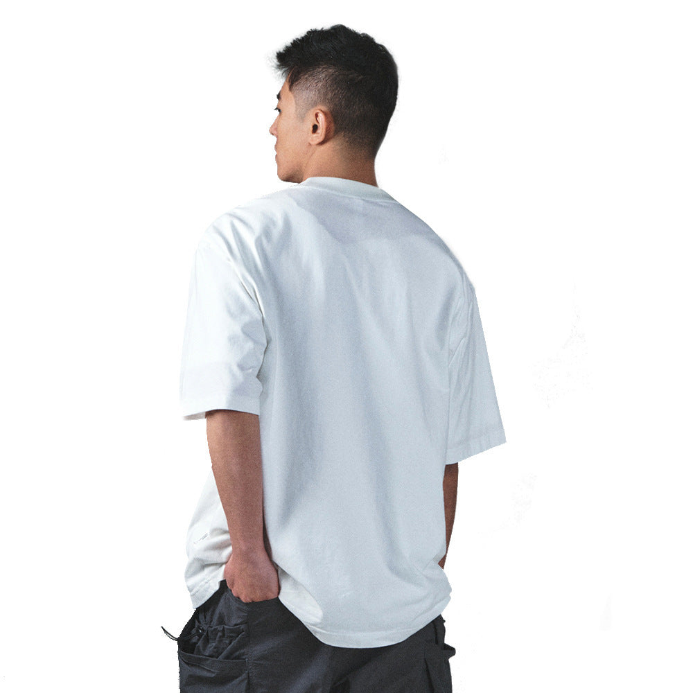 Fashion Simple Letter Print Short-sleeve Men