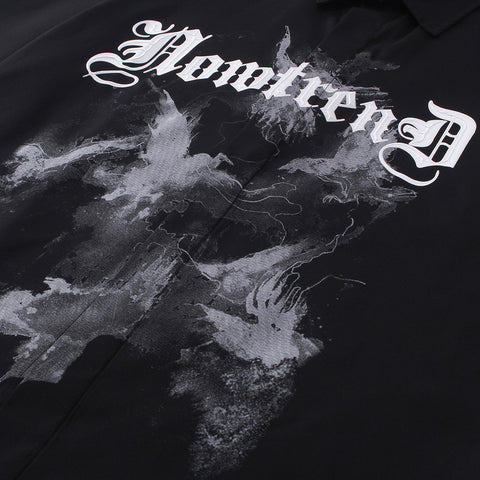 Abstract Printing Short Sleeve Shirt For Men