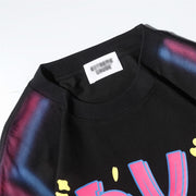 Printed Short Sleeve Cotton Round Neck Men