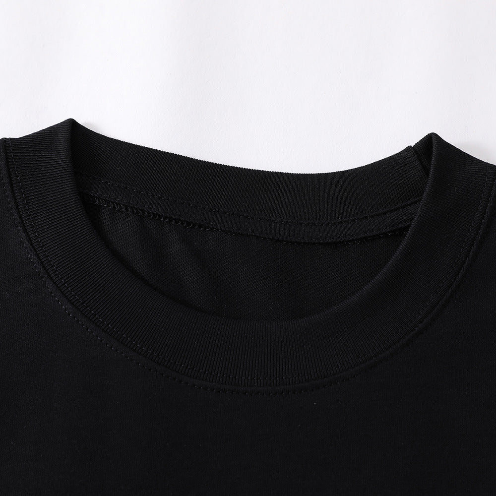 Fashion Bowknot Printed Short Sleeve Men