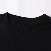 Fashion Bowknot Printed Short Sleeve Men
