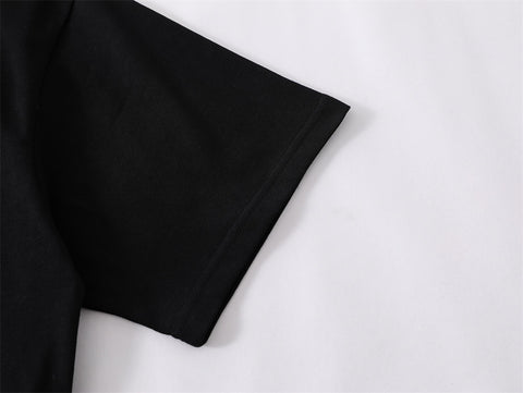 Puppy Flocking Embroidered Short Sleeve Men