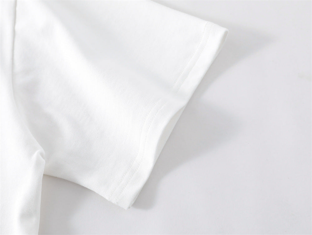 Sausage Puppy Embroidery Short Sleeve Men