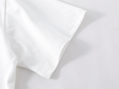 Sausage Puppy Embroidery Short Sleeve Men