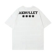 Printed Letter Cotton Short Sleeve Men