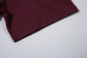 Printed Letter Cotton Short Sleeve Men