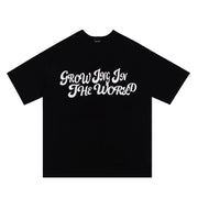 Letter Print Short-sleeve T-shirt Men