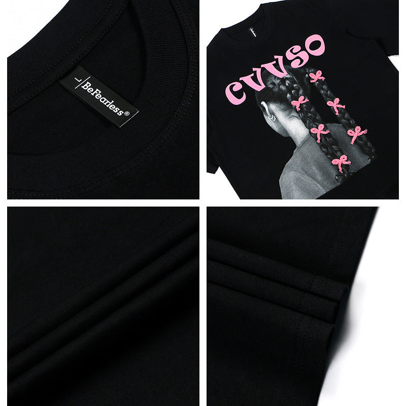 European And American Printed Short Sleeve Men