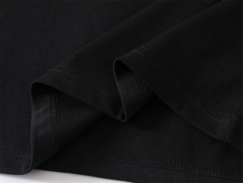 Puppy Flocking Embroidered Short Sleeve Men