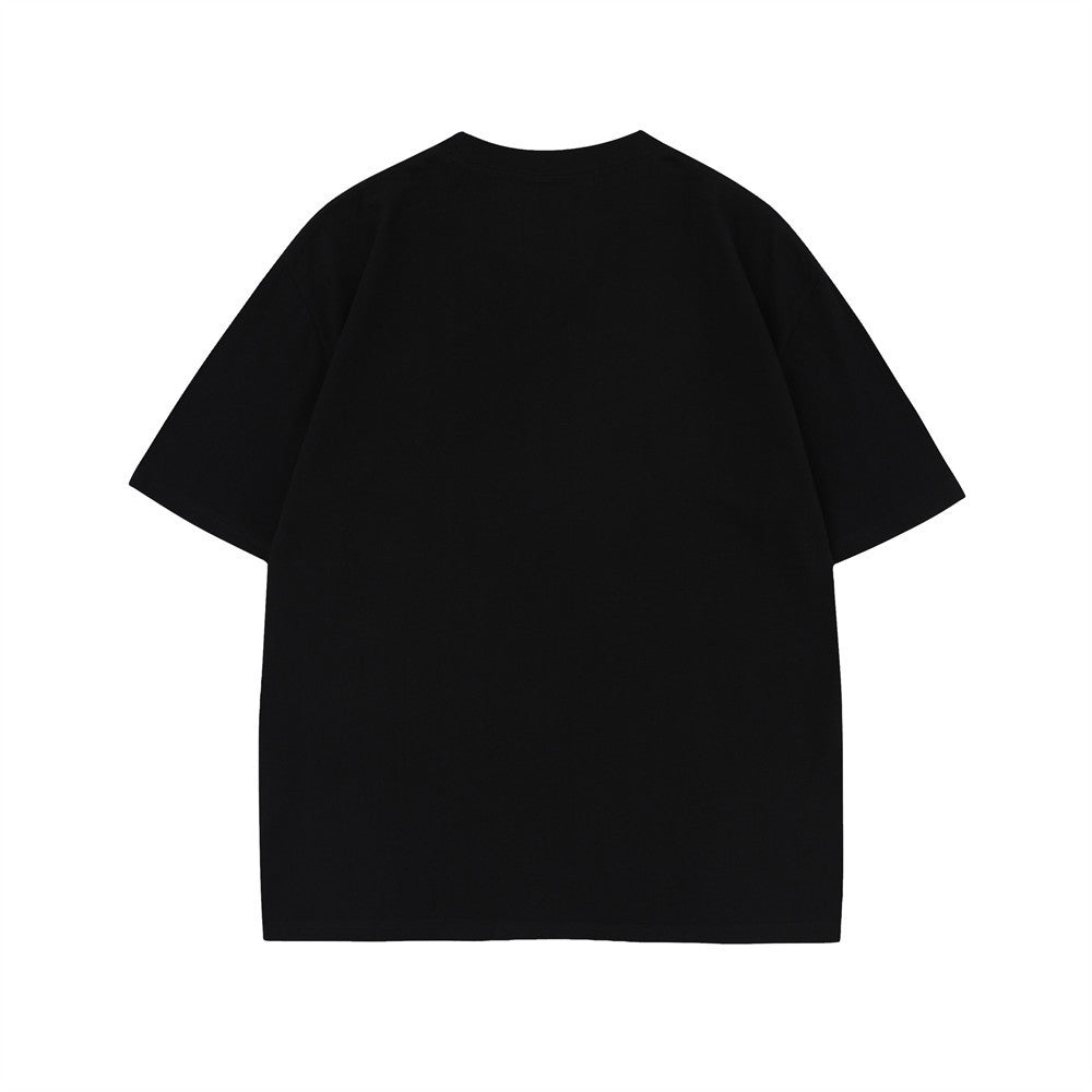 Creative Bowknot Printed Short Sleeve Men