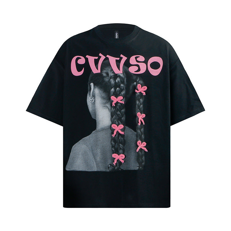 European And American Printed Short Sleeve Men