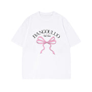 Fashion Bowknot Printed Short Sleeve Men