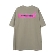 Hand Abstract Printing Short Sleeve Men