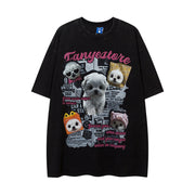Animal Puppy Printed Short Sleeve Men
