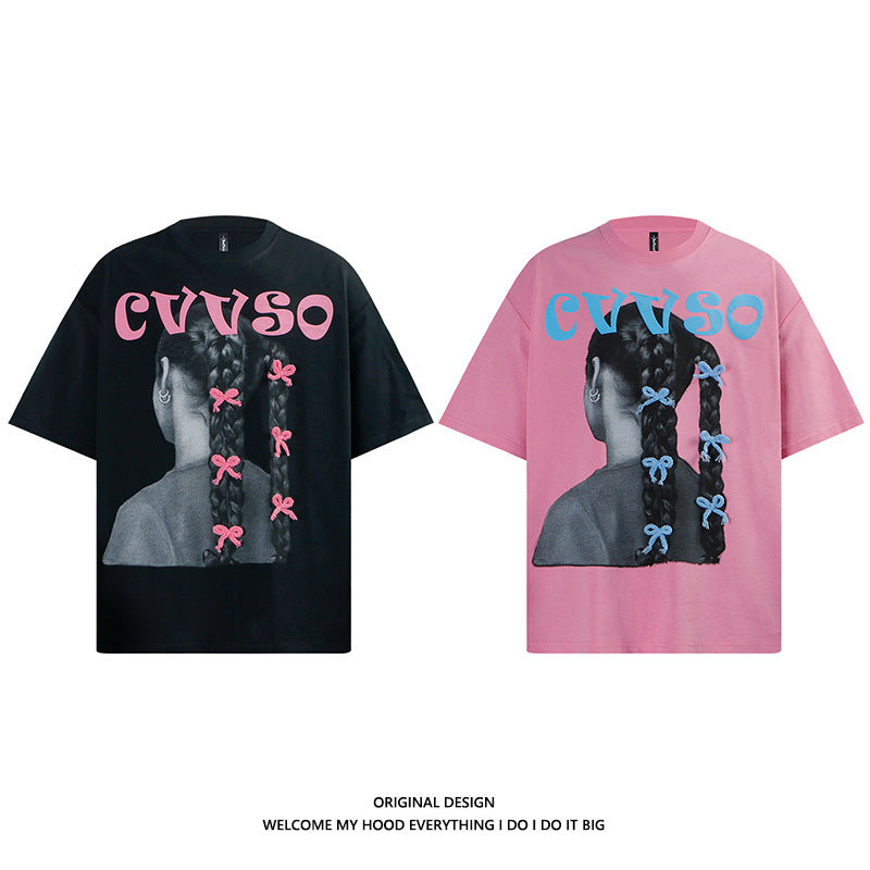 European And American Printed Short Sleeve Men