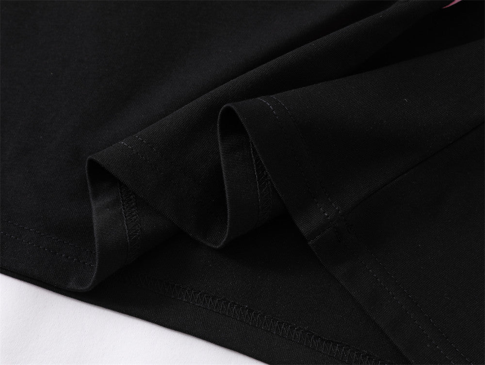 Creative Bowknot Printed Short Sleeve Men