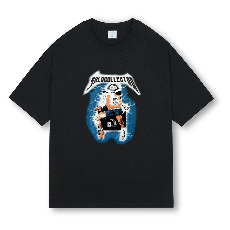 Digital Printing Short Sleeve Men And Women