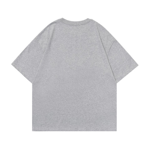 Kitten Paste Cloth Embroidery Short Sleeve Men