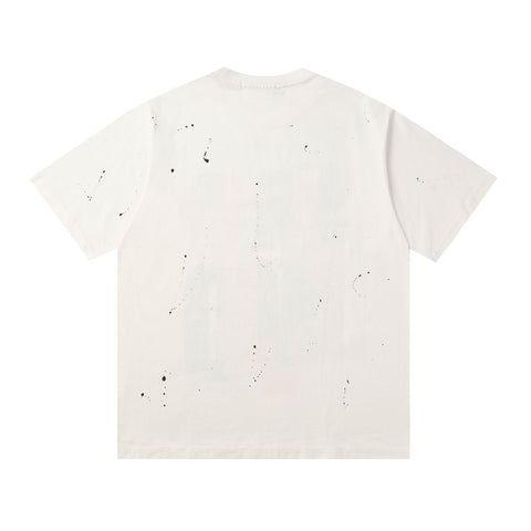 Creative Graffiti Letter Short Sleeve Men