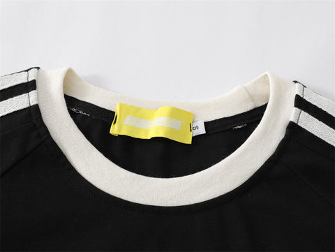 Simple Embroidered Letter Short Sleeve Men