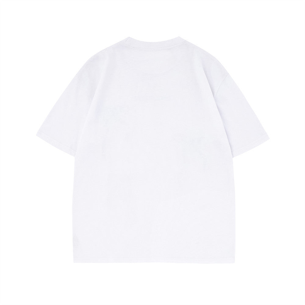 Fashion Bowknot Printed Short Sleeve Men