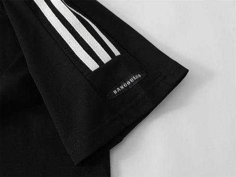 Simple Embroidered Letter Short Sleeve Men