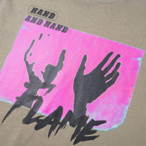 Hand Abstract Printing Short Sleeve Men